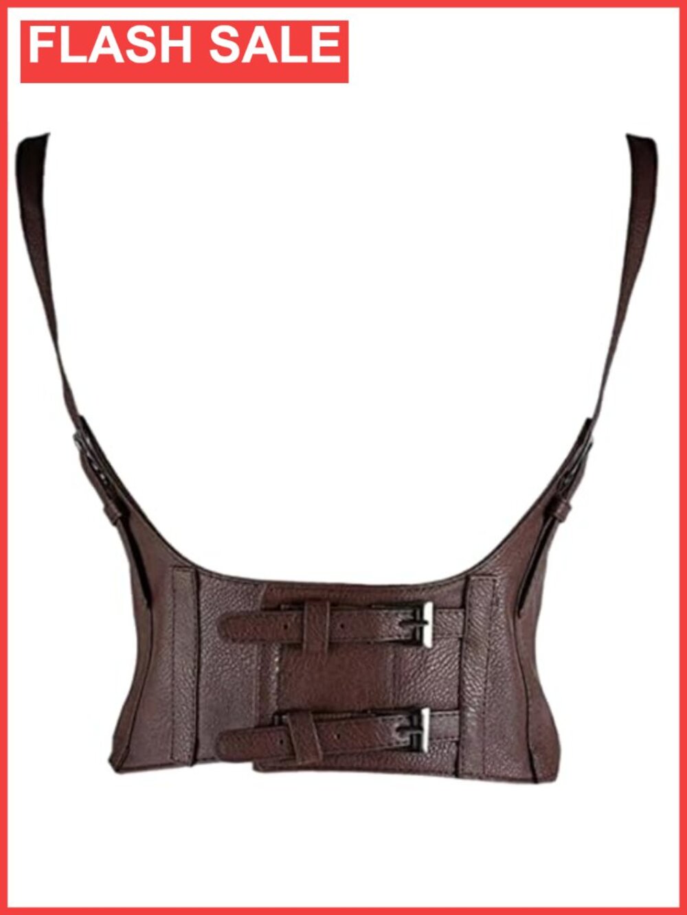 PU Leather Steampunk Harness Belt Gothic Corset Waist Chain Rave Party